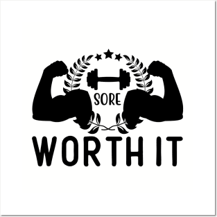 sore worthit Posters and Art